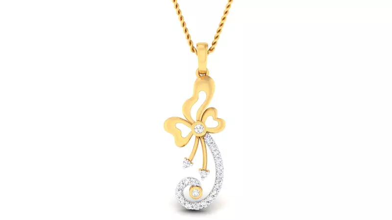 Sterling Silver Madhavi  Pendan