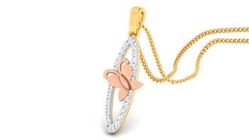 Sterling Silver Janvi  Pendan 2