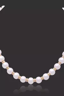 BEAUTIFUL SHELL PEARLS MALA
