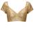  Beige designer raw silk embroidered unstitched blouse for women