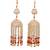 Maroon and Golden Traditional Bridal Kaleere