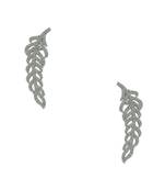 Clear CZ AD American Diamond Ear Cuffs Earrings Jewellery for Women - Orniza