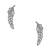 Clear CZ AD American Diamond Ear Cuffs Earrings Jewellery for Women - Orniza