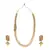 Ethnic Indian Artisan Fashion Jewelry Set Mutli chain Necklace SetCHNE0217WH