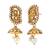 Ethnic Indian Artisan Fashion Jewelry Set Mutli chain Necklace SetCHNE0217WH