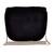 Black Cotton Clutch