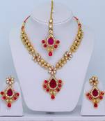 Rani Stone Handmade Bombay Style Fashion Necklace Set