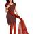 Fabdeal Black & Orange Colored  Pure Cotton  Unstitched Salwar Suit