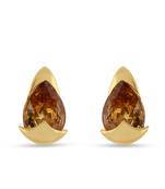 Crystal Brass, Alloy Stud Earring