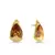 Crystal Brass, Alloy Stud Earring