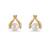 Pearl & Stones Metal Stud Earring
