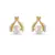 Pearl & Stones Metal Stud Earring
