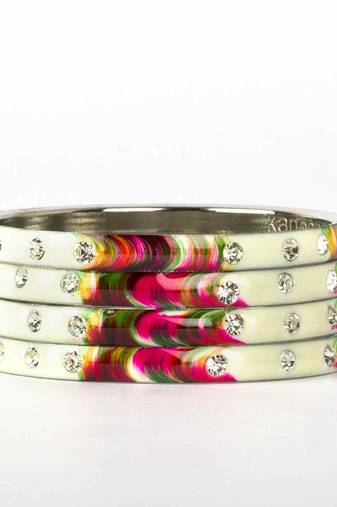 White Bangles And Bracelets