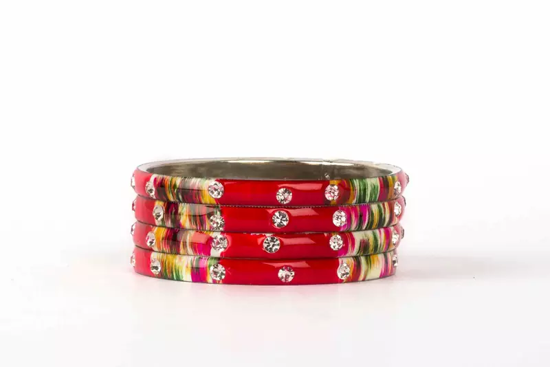 Red Bangles And Bracelets