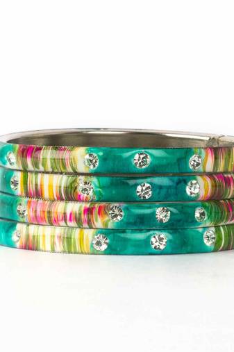 Green Bangles And Bracelets