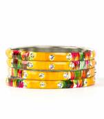 Yellow Bangles And Bracelets