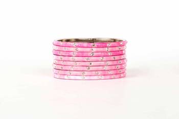 Pink  Bangles And Bracelets 1