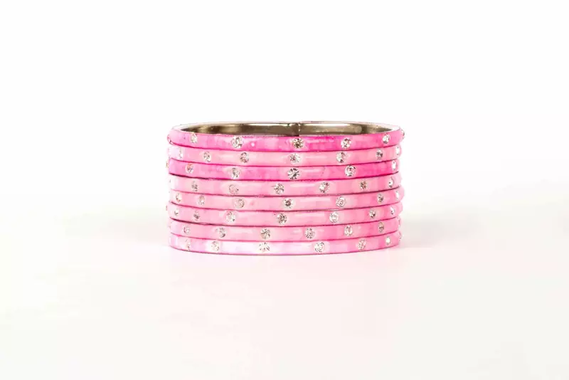Pink  Bangles And Bracelets