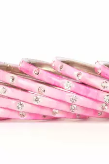 Pink  Bangles And Bracelets