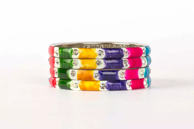 Multi Color Bangles And Bracelets