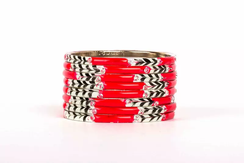 Red Bangles And Bracelets