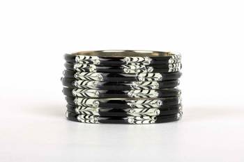 Black Bangles And Bracelets 1