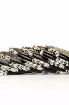 Black Bangles And Bracelets