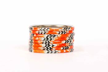 Orange Bangles And Bracelets 1