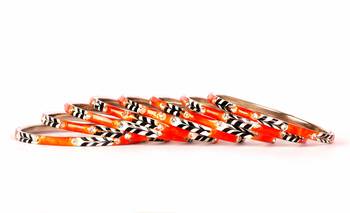 Orange Bangles And Bracelets 2