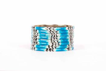 Blue Bangles And Bracelets 1