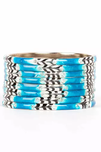 Blue Bangles And Bracelets