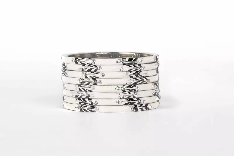 White Bangles And Bracelets