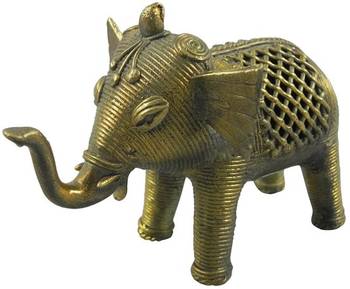 Brass elephant home-furnishing 1