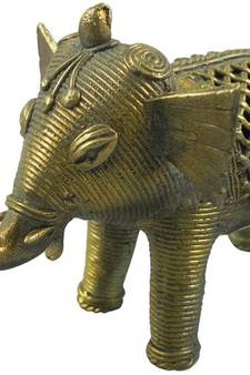Brass elephant home-furnishing