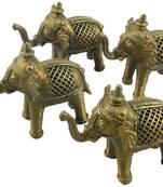 Brass elephant home-furnishing