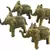 Brass elephant home-furnishing