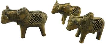 Brass cow home-furnishing 1