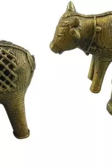 Brass cow home-furnishing