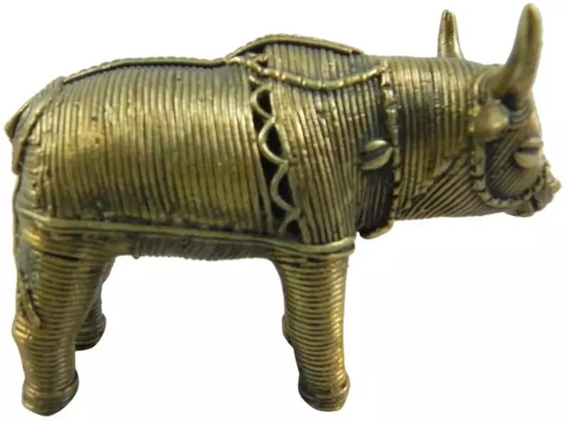 Brass bull home-furnishing