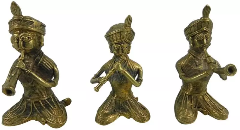 Set of 3 statues home-furnishing