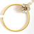Nose Ring  Bridal Press Nath Gold Plated Kundan Flower, Attached Pearl Chain