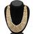 Dazzling Gold Plated Australian Diamond Wedding Necklace Set