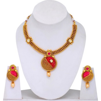 Rani Haar Necklace set - Jaipur Mart 