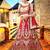 Red Net embroidered unstitched Lehenga choli