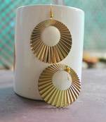 Stylish hoop earrings