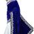 blue embroidered velvet saree with blouse