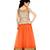 Orange Soft Net kids-lehenga-choli