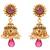 JFL - Glittering Gold Designer Jhumka.
