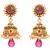 JFL - Glittering Gold Designer Jhumka.