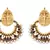 Gold gold_plated Pearl danglers-drops